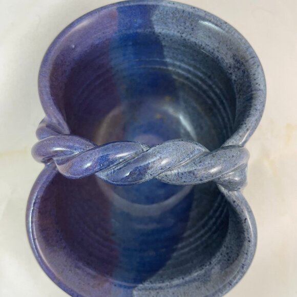 Sylvia Coppola Pottery Basket – Duck Creek Studio NC – Signed 1996 Handmade Art - Picture 5 of 8